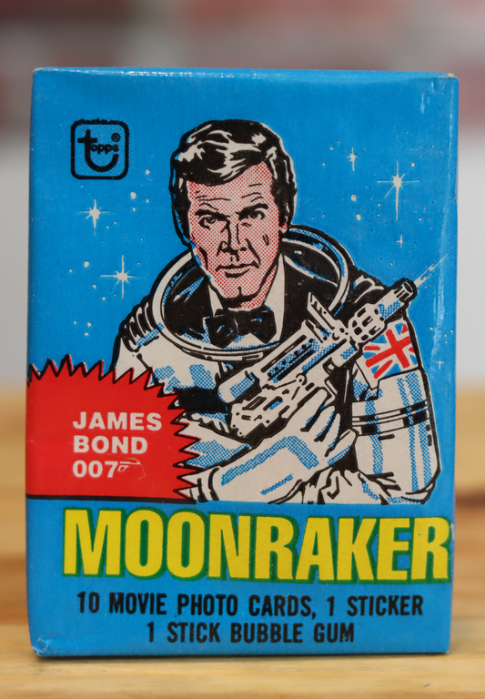 1979 Topps James Bond Moonraker Movie Trading Photo Cards Wax Pack