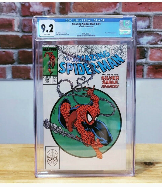 Amazing Spider-Man #301 Graded Comic (Marvel Comics 1988) CGC 9.2 Todd McFarlane