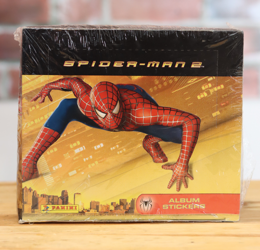 2004 Panini Spider-Man 2 Sticker Card Wax Box (48 Packs)