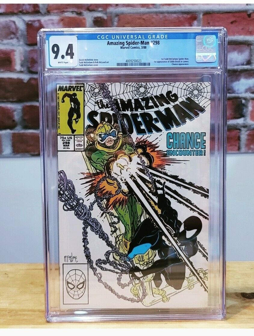 Amazing Spider-Man #298 Graded Comic (Marvel Comics 1988) CGC 9.4 Todd McFarlane
