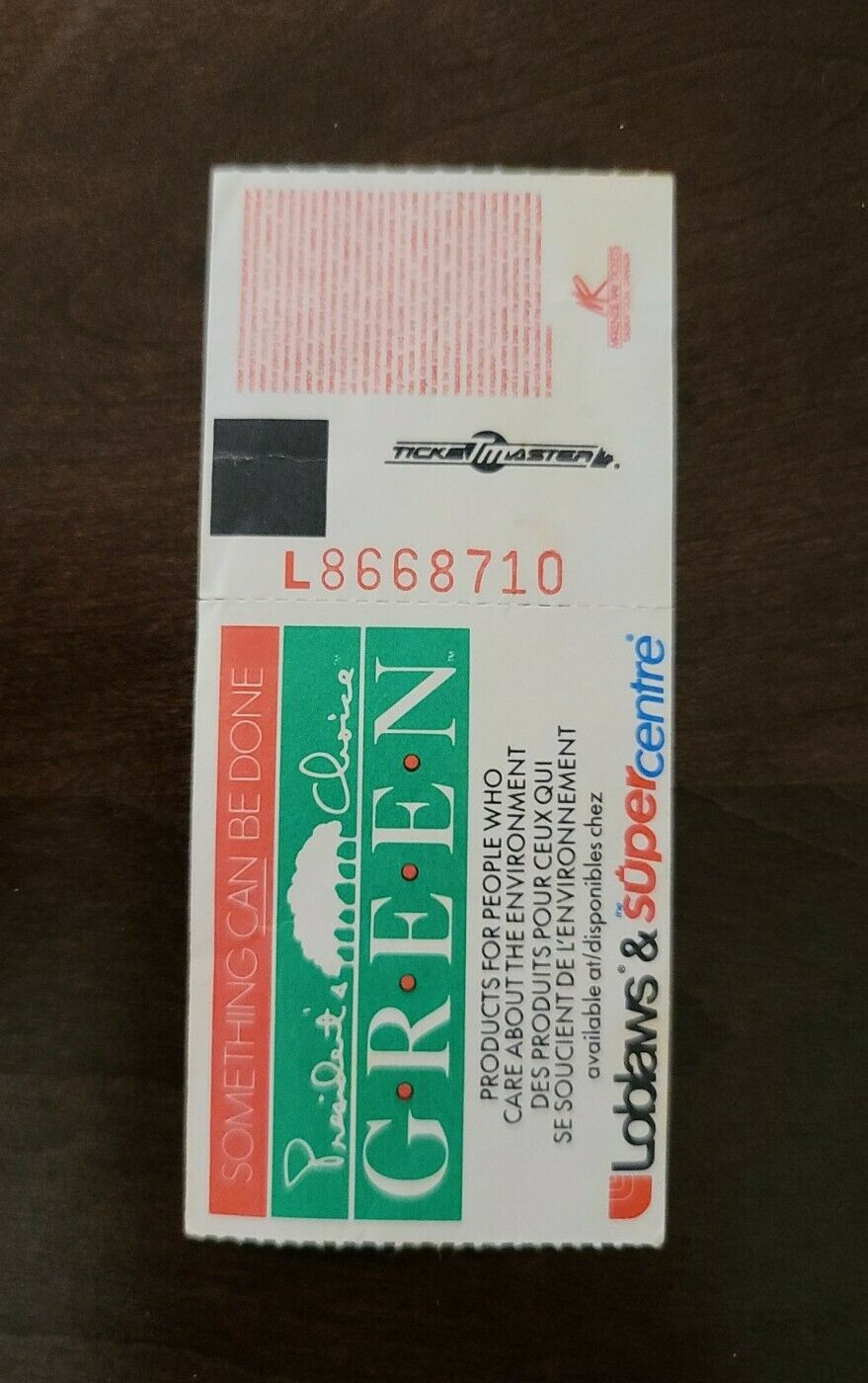 AC/DC 1990, Toronto Skydome Original Concert Ticket Stub
