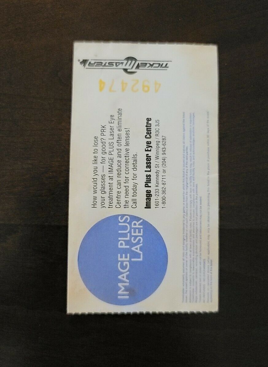Aerosmith 1997 Molson Amphitheater Vintage Original Concert Ticket Stub
