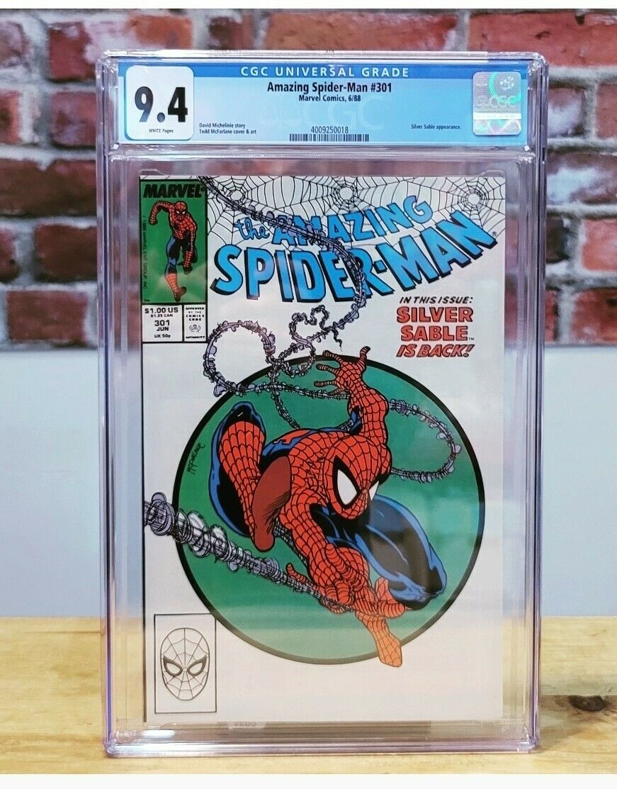 Amazing Spider-Man #301 Graded Comic (Marvel Comics 1988) CGC 9.4 McFarlane Key