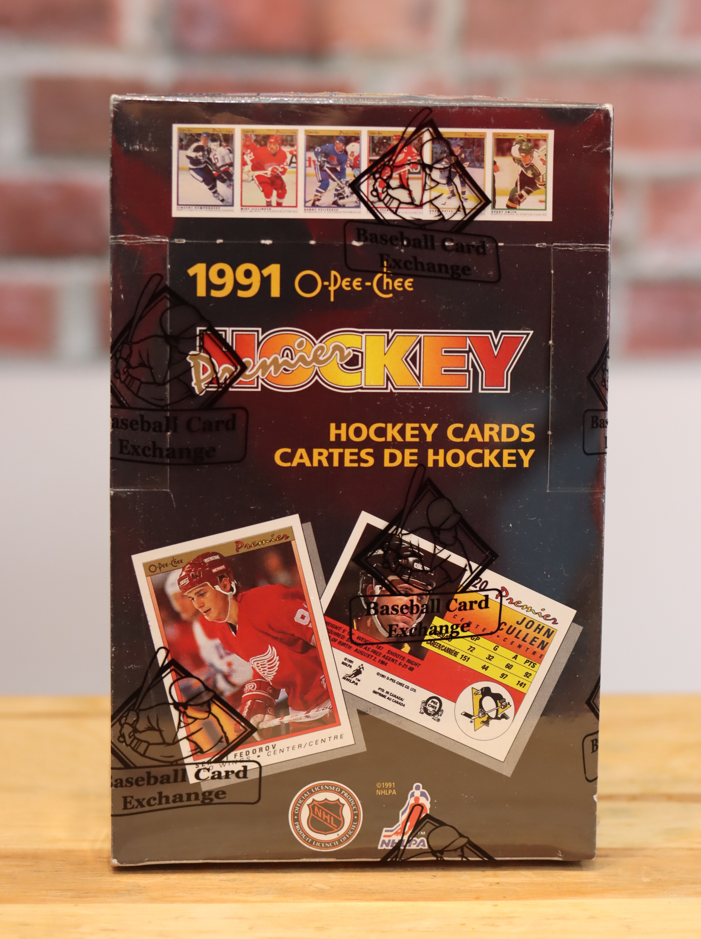 1990/91 OPC O-Pee-Chee Premier Hockey Card Wax Box (36 Packs)