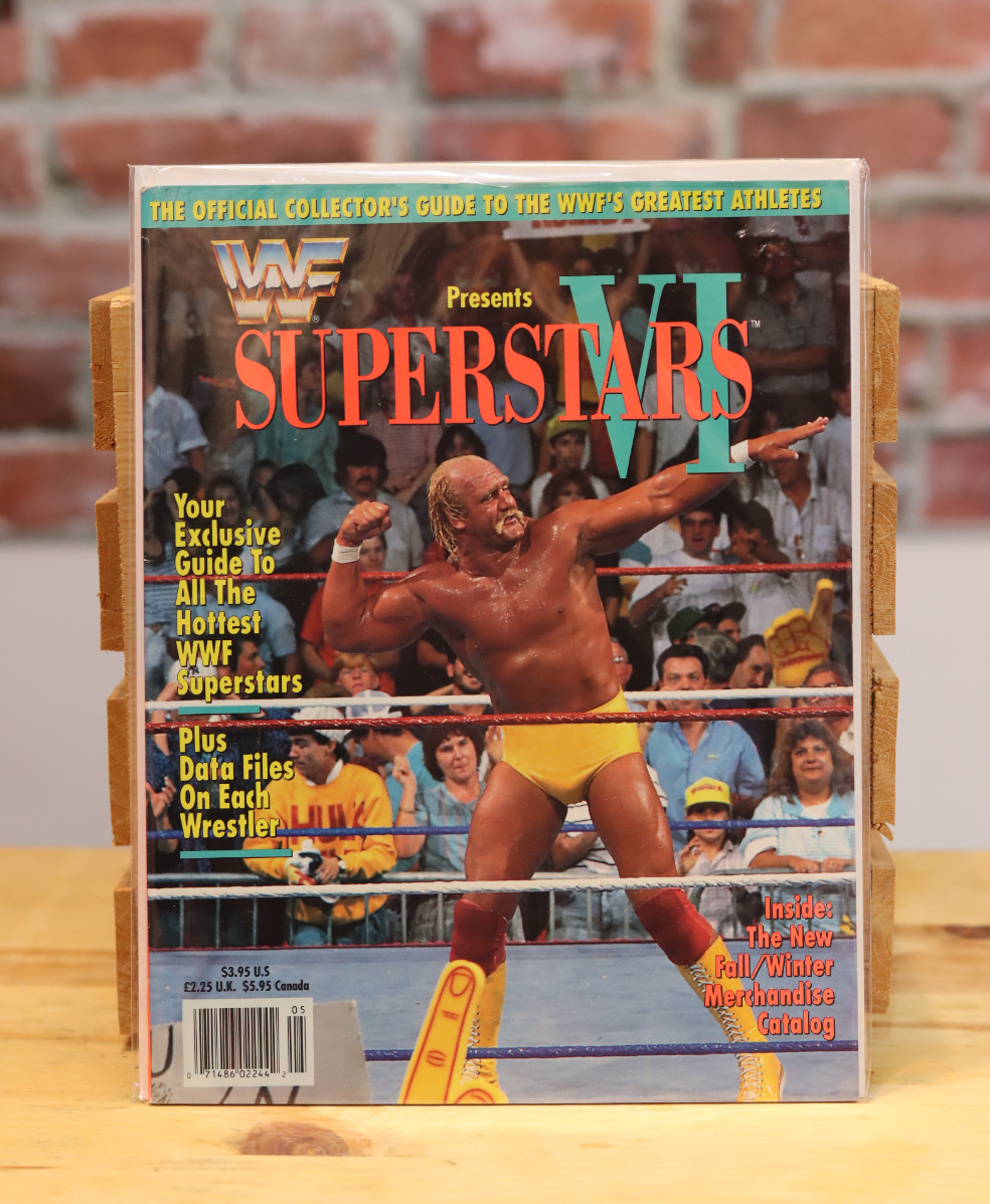 Original WWF WWE Vintage Wrestling Superstars IV Magazine Hulk Hogan (1991)