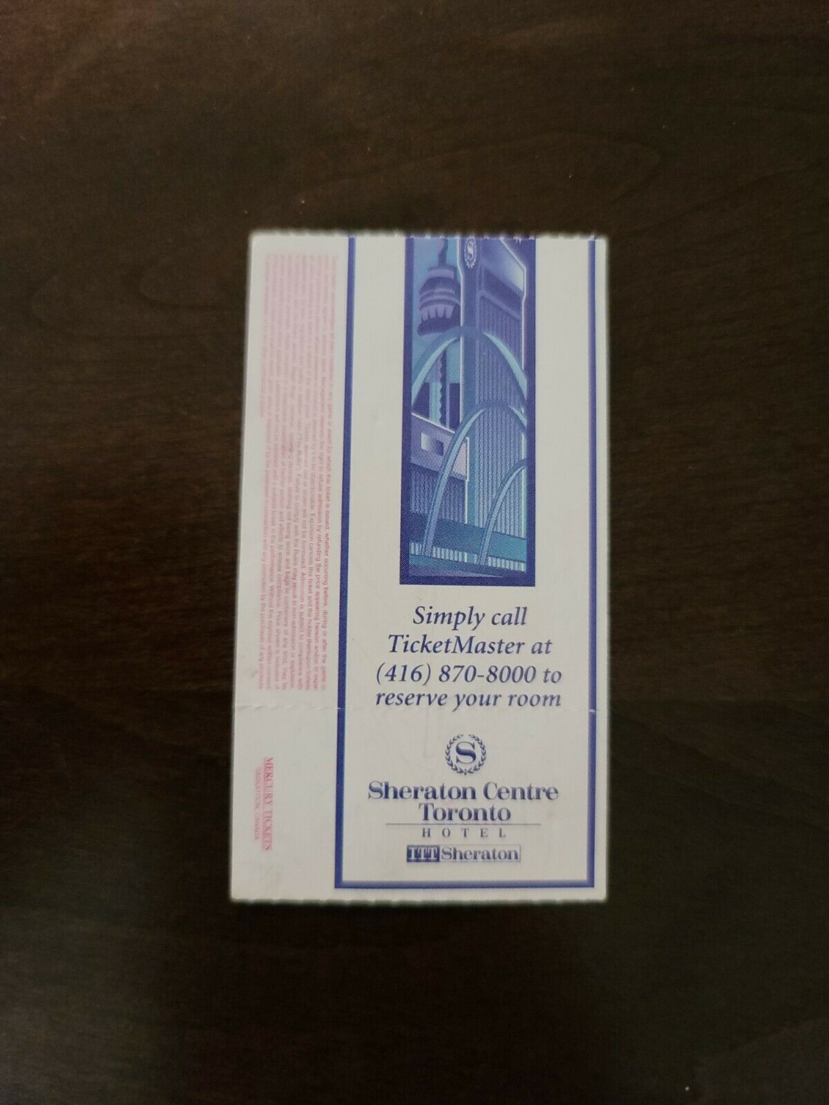 Bryan Adams 1998 Maple Leaf Gardens Toronto Original Vintage Concert Ticket Stub