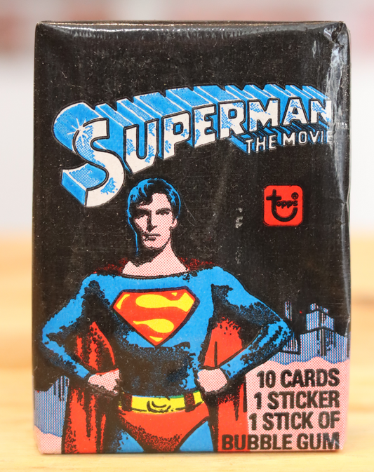 1978 Topps Superman Movie Trading Photo Cards Wax Pack