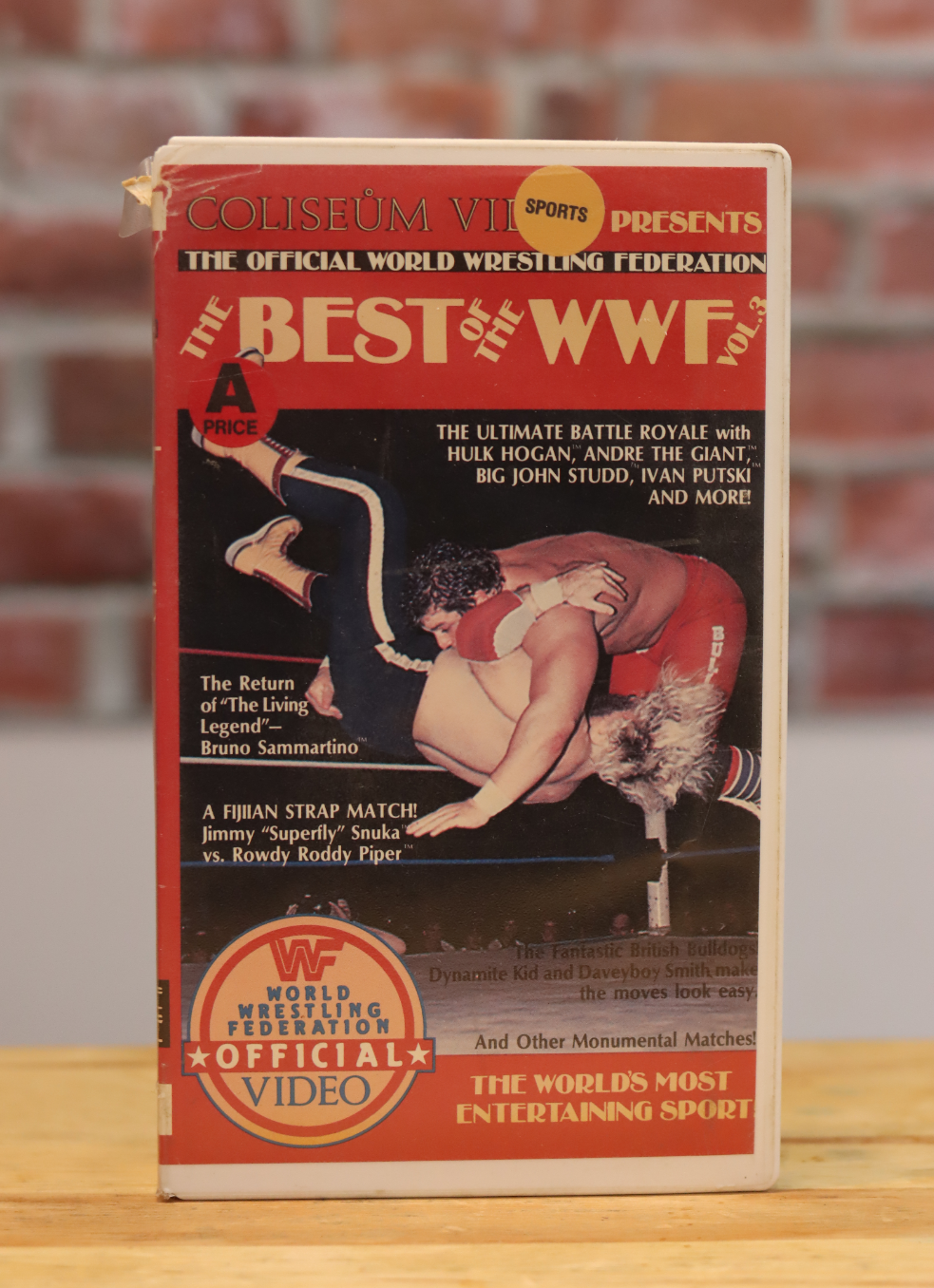 Original WWF WWE Wrestling VHS Coliseum Video - Best Of WWF Volume 3 (1985)