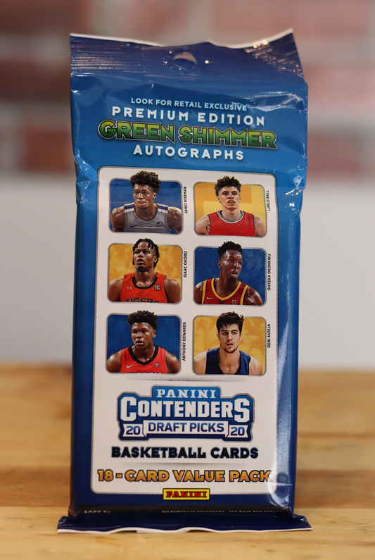 2020/21 Panini Contenders Draft Basketball Card Cello Fat Pack (18 Cards)