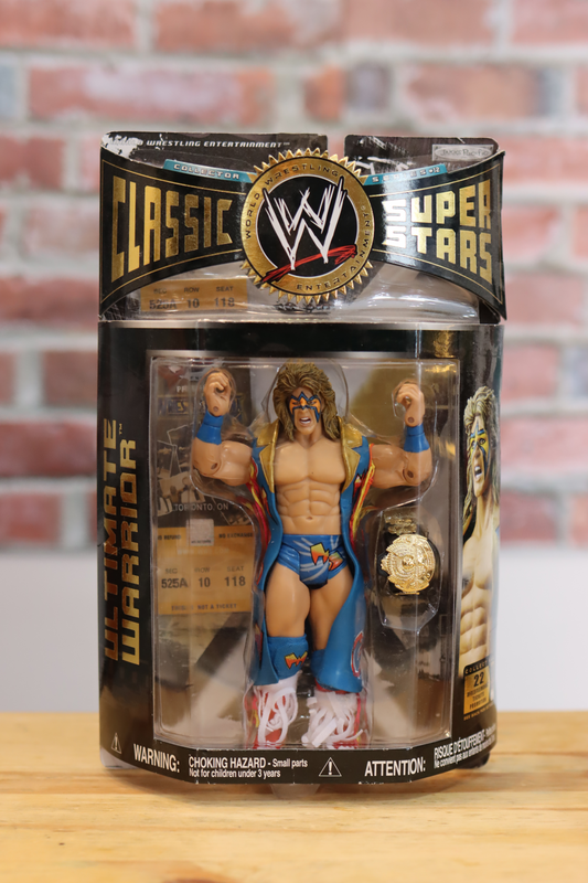 2007 Jakks Pacific Classic Superstars WWF WWE Wrestling Figure Ultimate Warrior