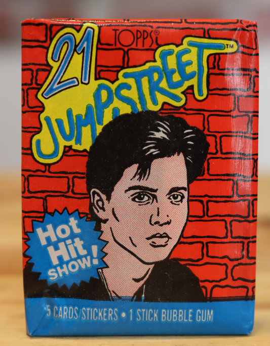 1987 Topps 21 Jump Street Movie Trading Photo Cards Wax Pack