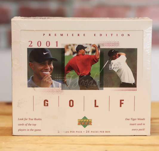 2001 Upper Deck Golf Cards Hobby Wax Box (24 Packs)