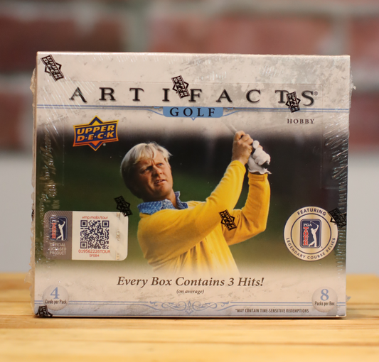 2021 Upper Deck Artifacts Golf Cards Hobby Box (8 Packs)