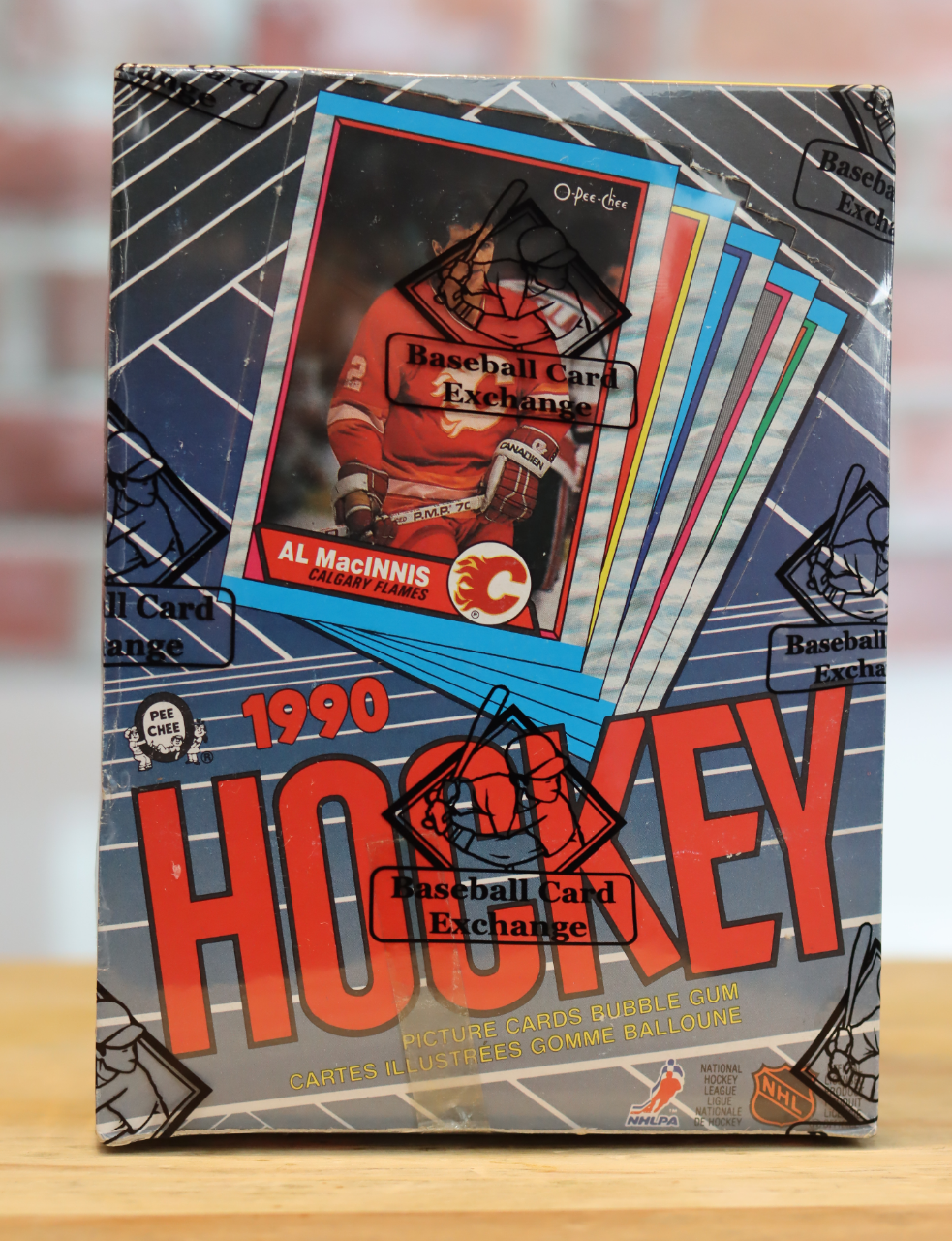 1989/90 OPC O-Pee-Chee Hockey Card Wax Box (48 Packs) BBCE Authenticated