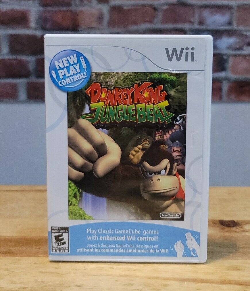 Donkey Kong Junglebeat Original Nintendo Wii Video Game Complete