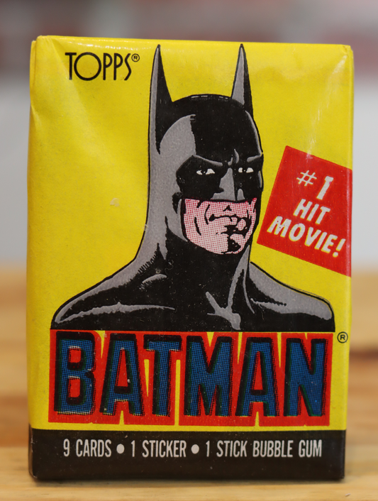 1989 Topps Batman Movie Trading Photo Cards Wax Pack