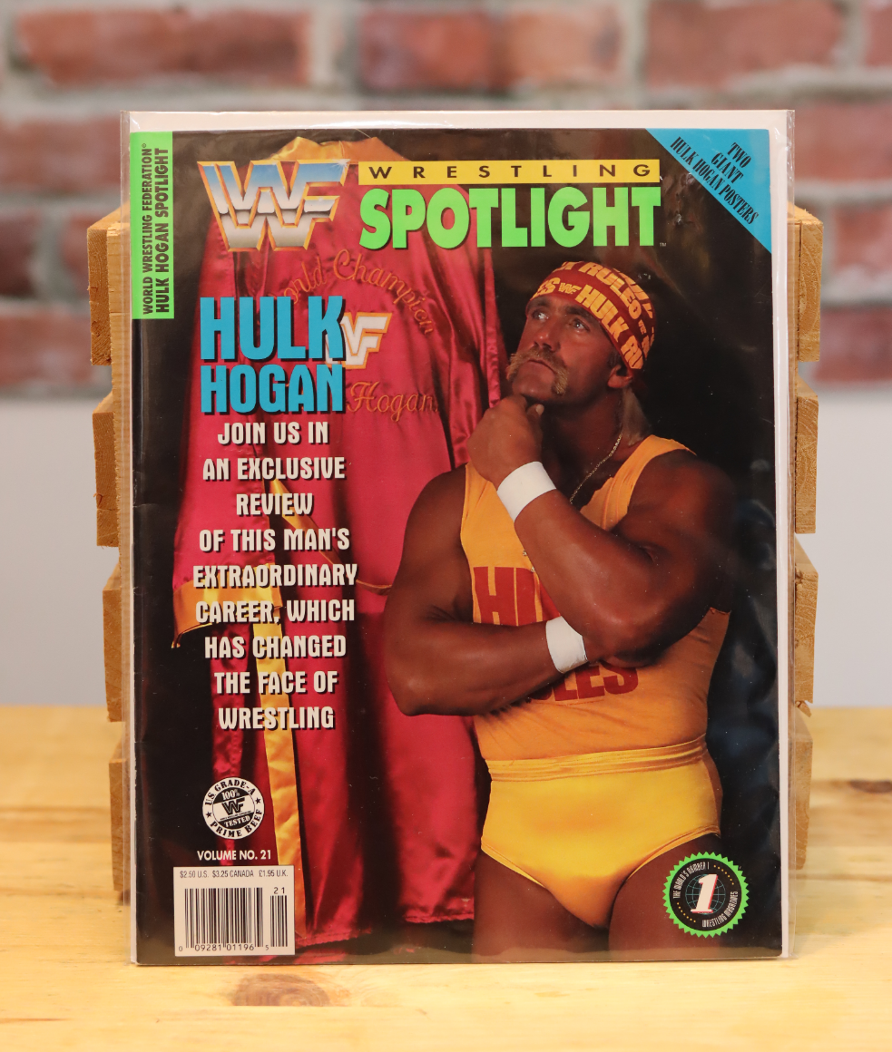 Original WWF WWE Vintage Wrestling Spotlight Magazine Hulk Hogan (Summer 1993)