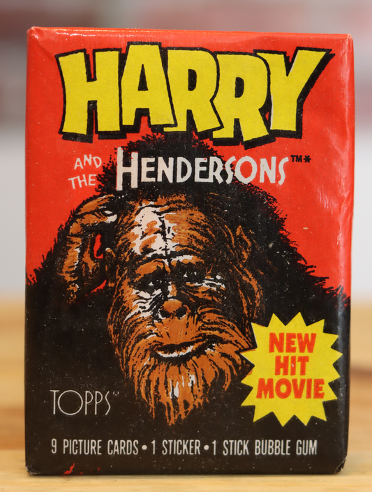 1987 Topps Harry And The Hendersons Movie Trading Photo Cards Wax Pack