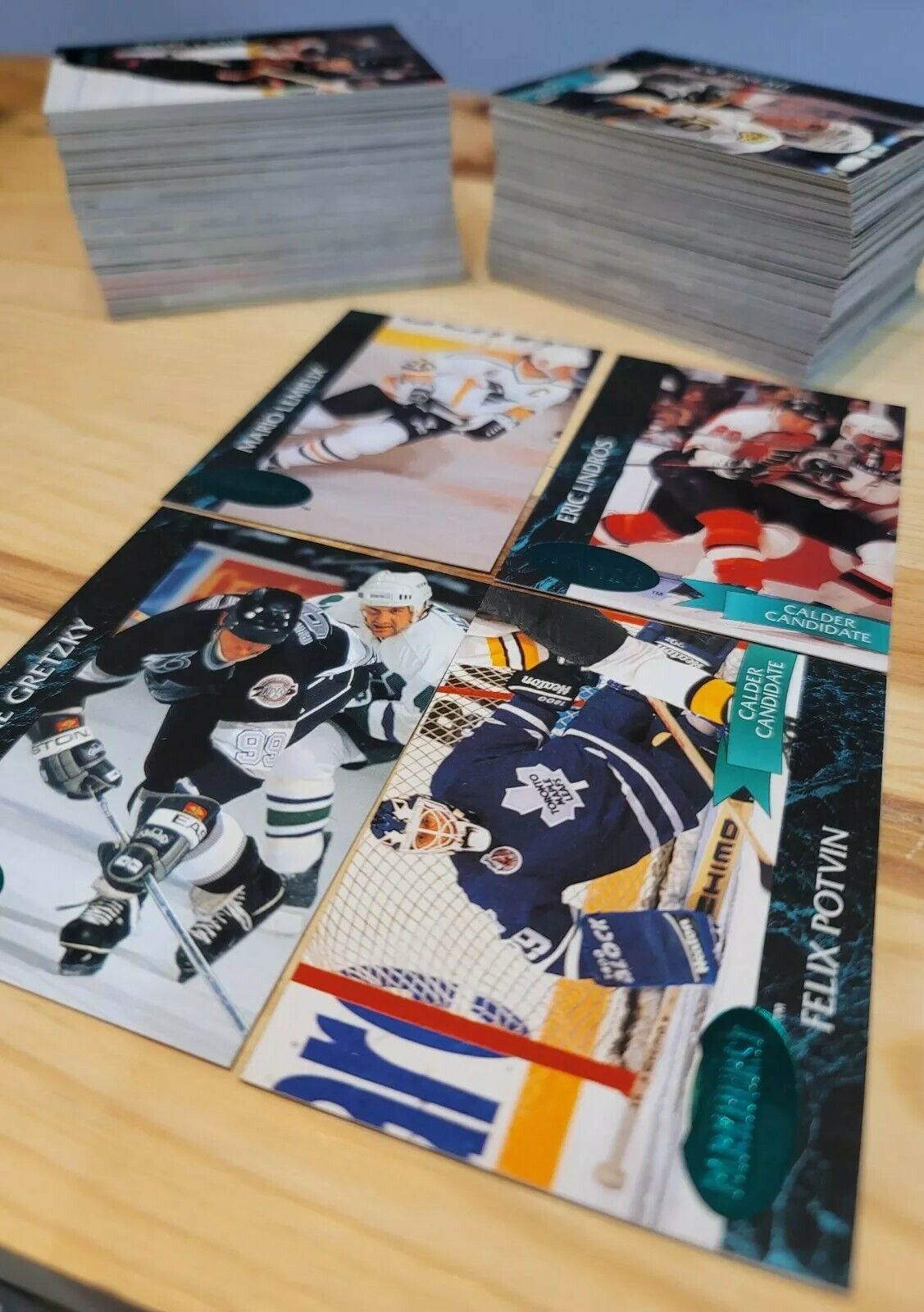 1992/93 Parkhurst Hockey Card Emerald Ice Complete Set (240 Cards) Gretzky, Roy