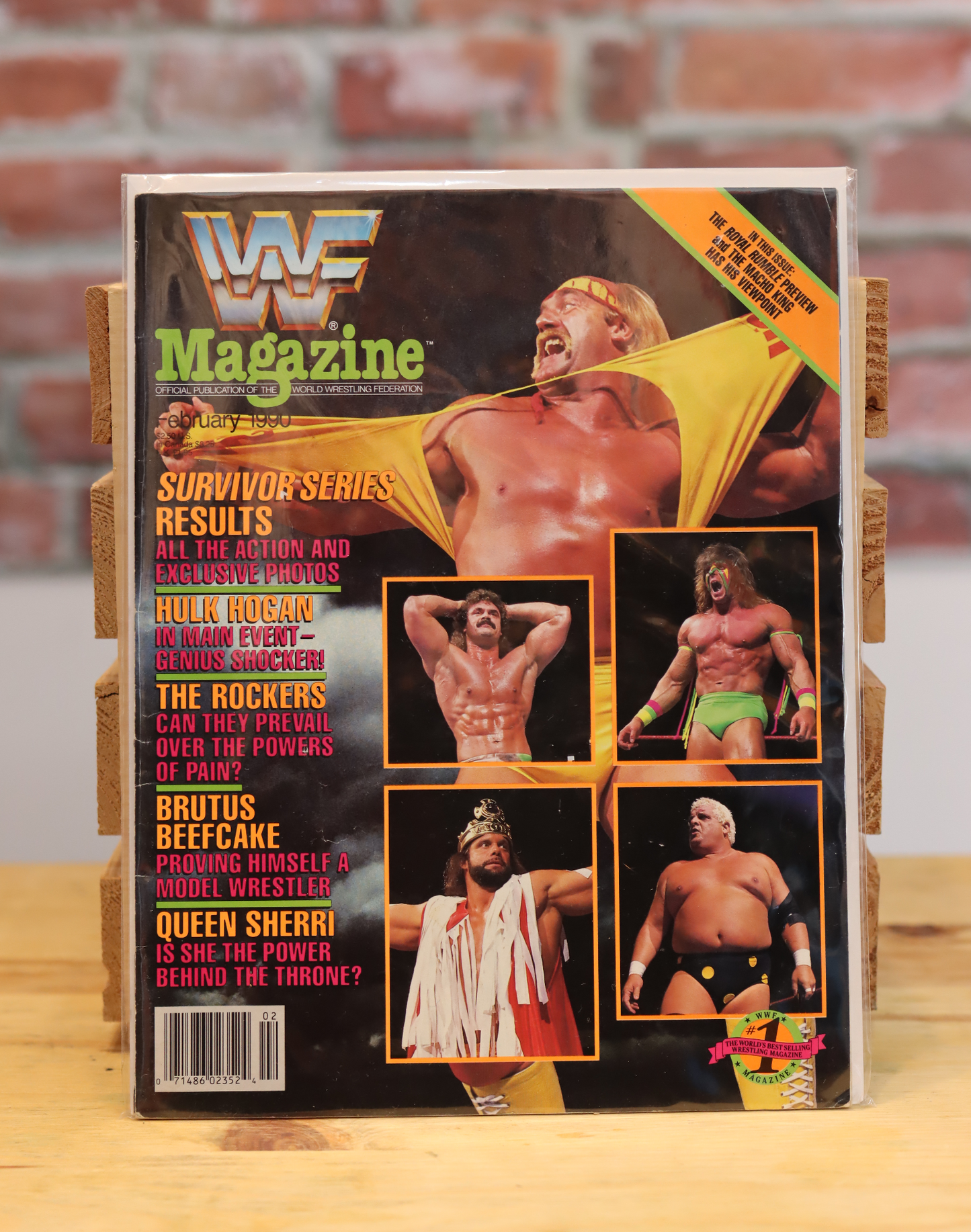 Original WWF WWE Vintage Wrestling Magazine Survivor Series '89 Highlights (February 1990)