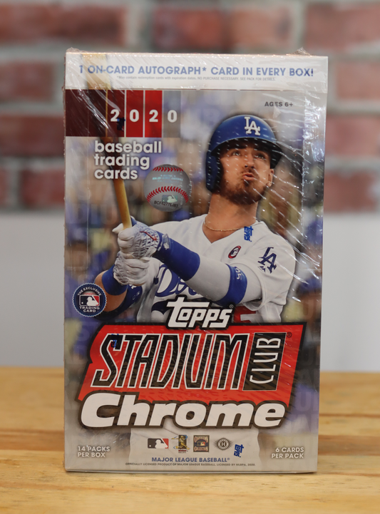 2020 Topps Stadium Club Chrome Baseball Card Hobby Box (14 Packs)