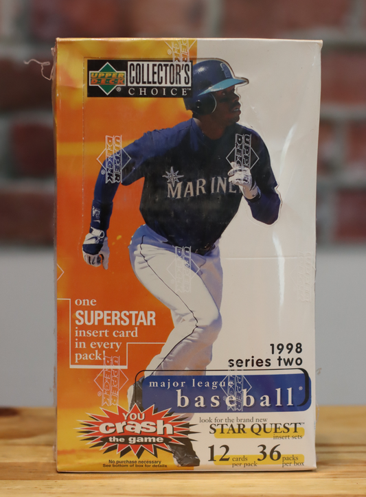 1998 Upper Deck Collectors Choice Baseball Cards Hobby Box (36 Packs)