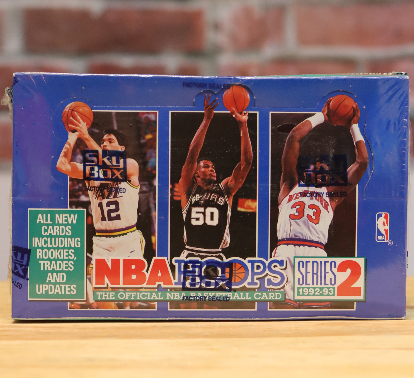 1992/93 Hoops Series 2 Basketball Card Hobby Box (36 Packs)
