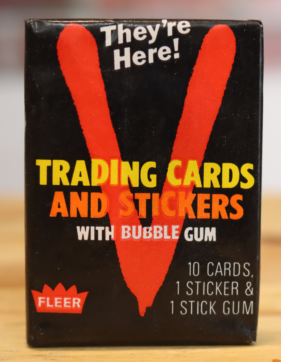 1984 Fleer V Movie Trading Photo Cards Wax Pack