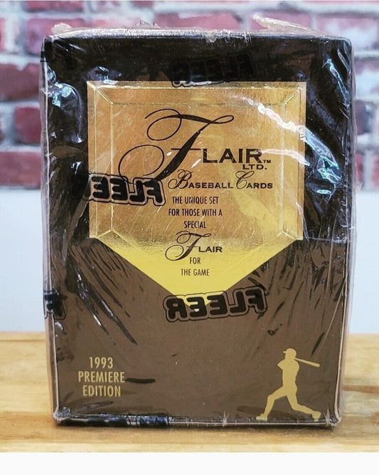 1993 Fleer Flair Baseball Cards Hobby Box (24 Packs) Look For Wave Of Future