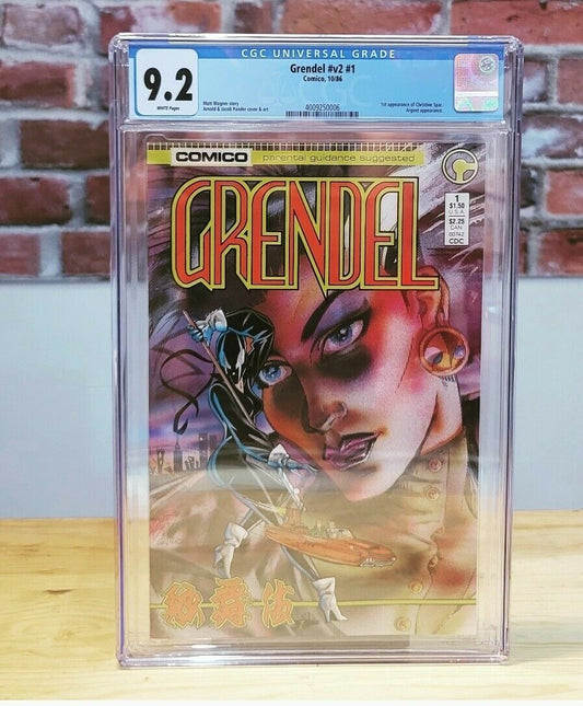 Grendel #1 Graded Comic Book (Comico 1986) CGC 9.2 1st Appearance