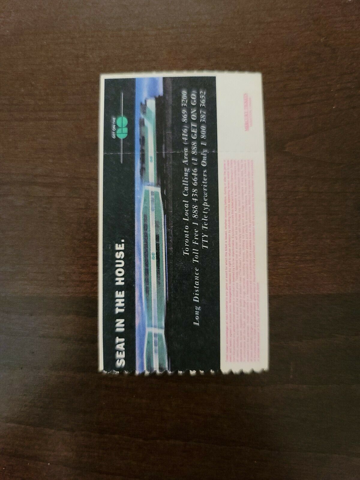 Garbage 1998, Toronto The Warehouse Original Concert Ticket Stub