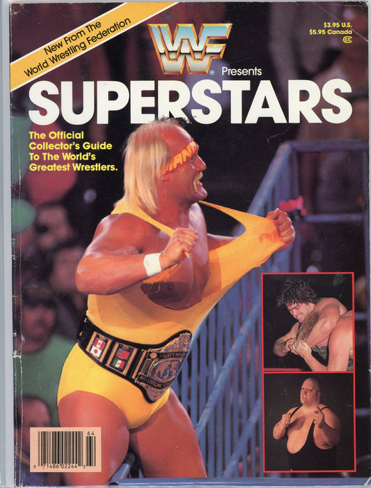 Original WWF WWE Wrestling Superstars Magazine (1986) Hulk Hogan