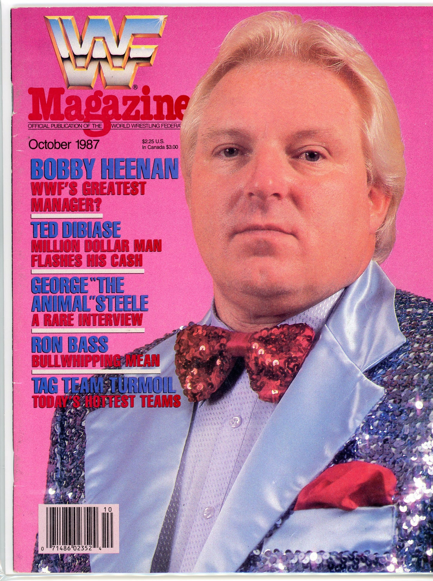 WWF WWE Wrestling Magazine (October, 1987) Bobby The Brain Heenan