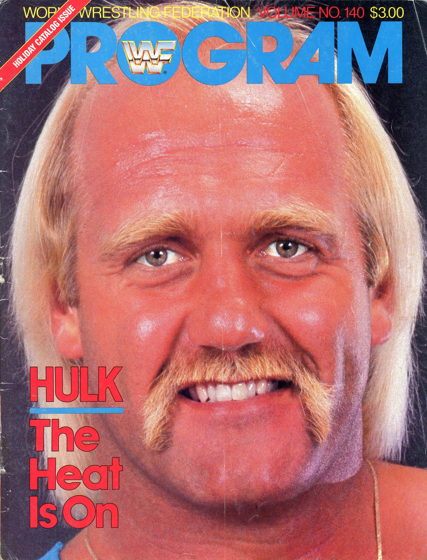 1986 WWF WWE Wrestling House Show Program Magazine W/ Lineup Card