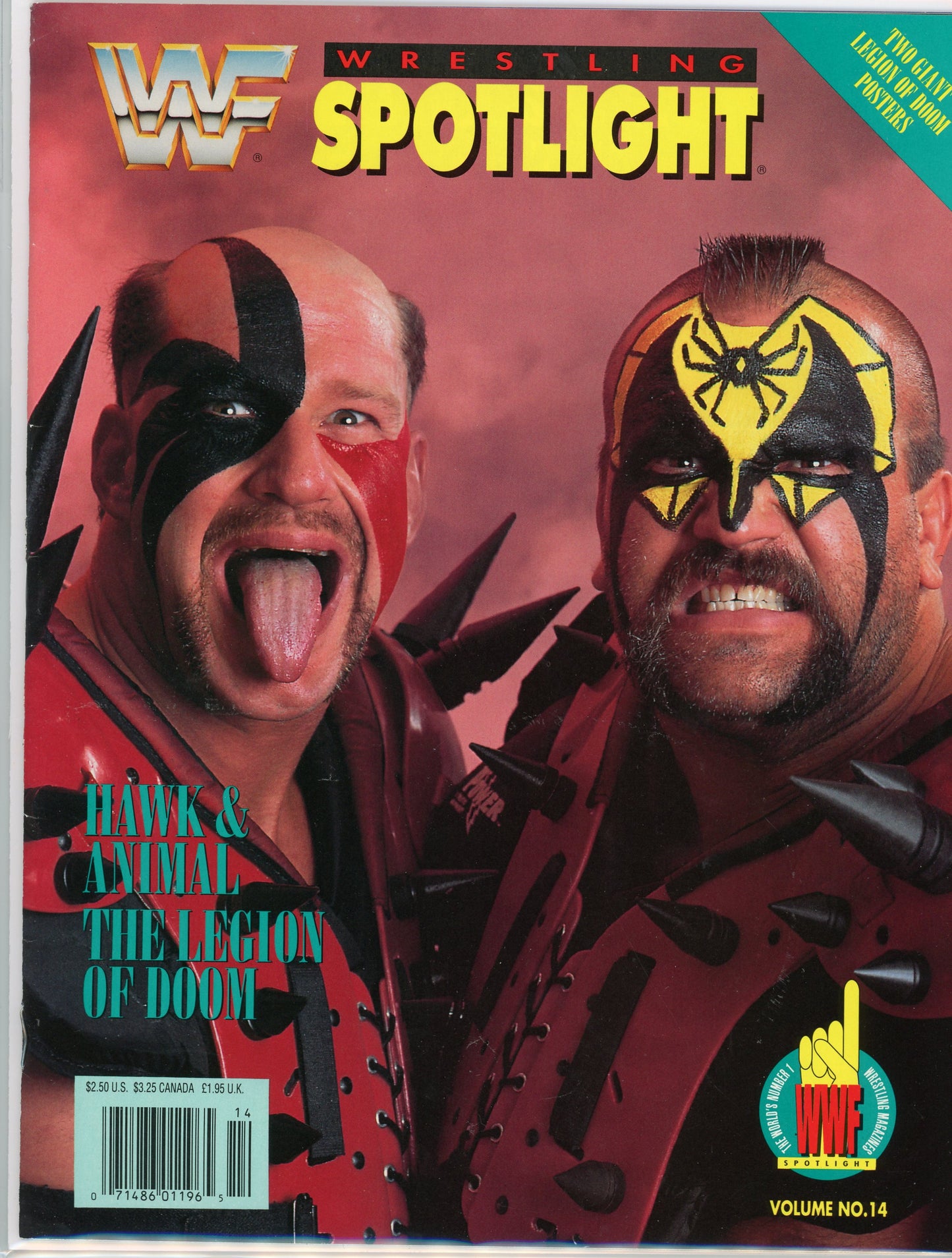 Original WWF WWE Spotlight Wrestling Magazine (Vol 14) LOD Road Warriors