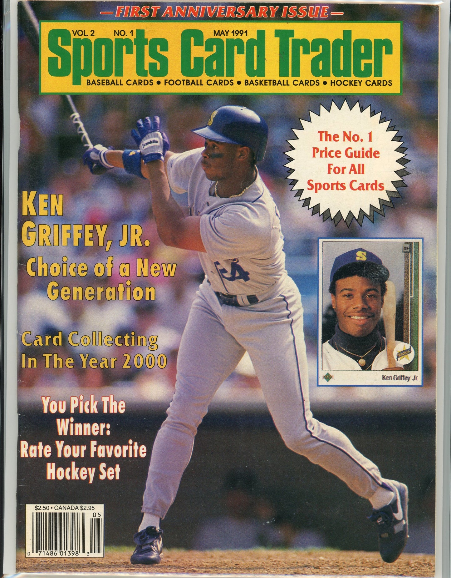 Vintage Sports Card Trader Magazine (May, 1991) Ken Griffey Jr.