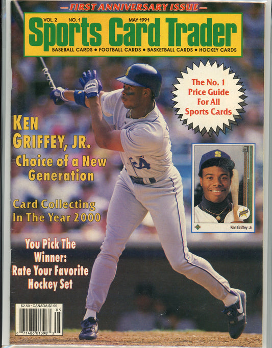 Vintage Sports Card Trader Magazine (May, 1991) Ken Griffey Jr.