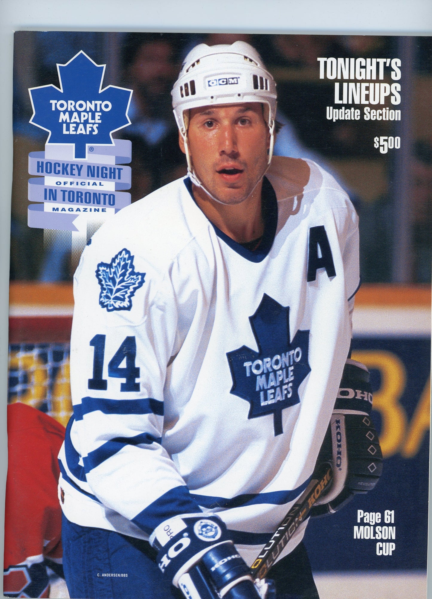 Original Toronto Maple Leafs Game Program Book (May 2, 1997) San Jose Sharks