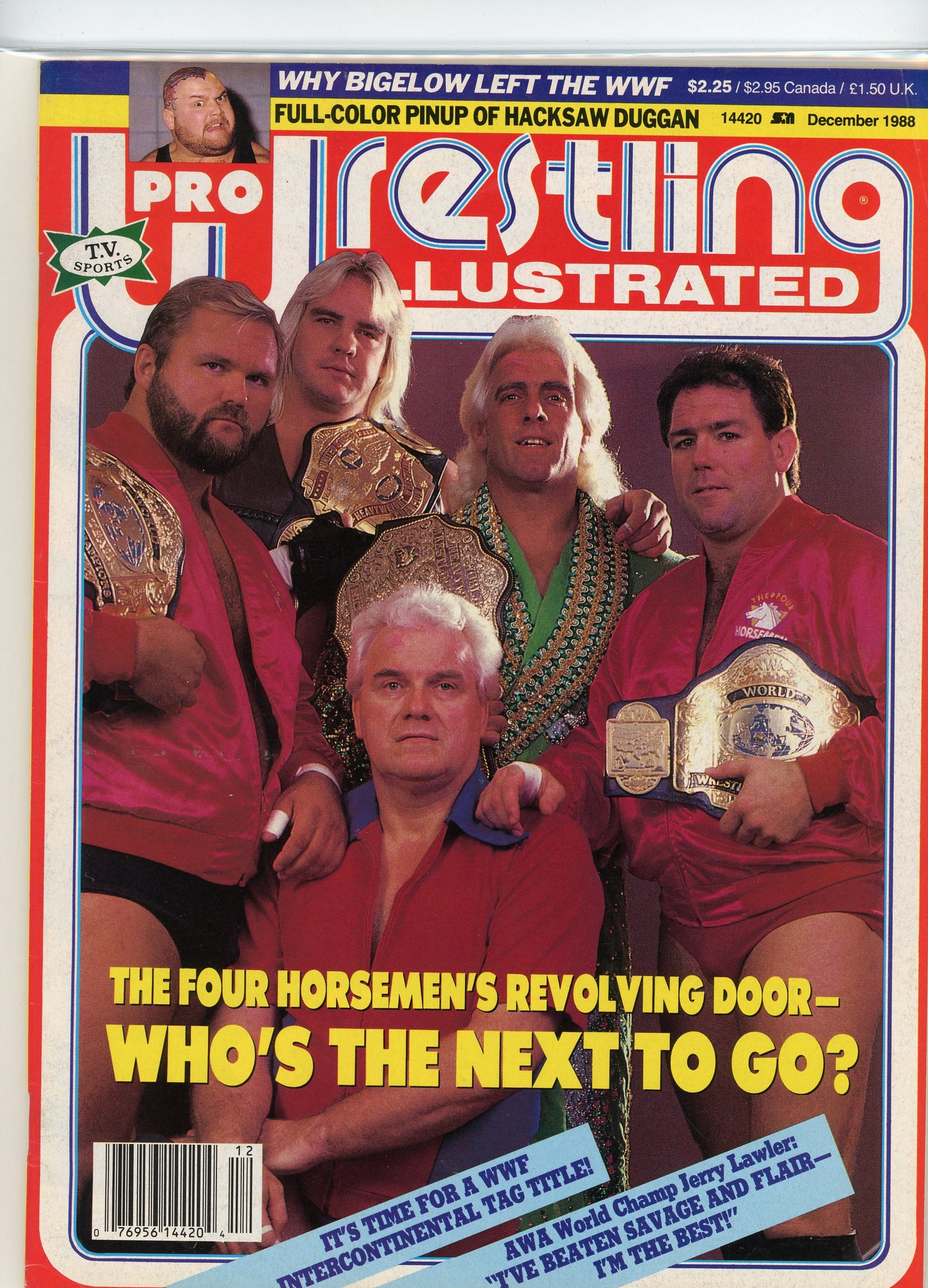 Copy of PWI Pro Wrestling Illustrated Magazine (December, 1988) Four Horsemen
