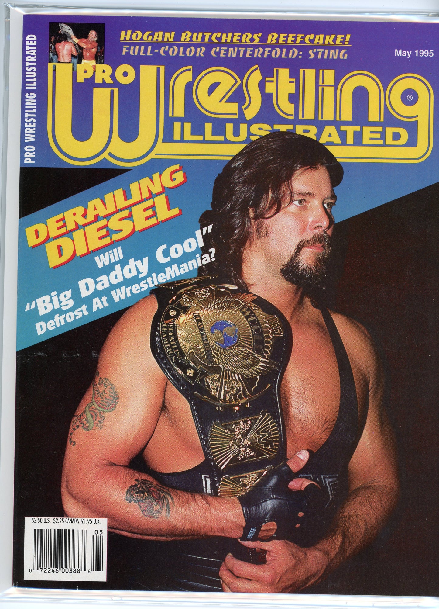 PWI Pro Wrestling Illustrated Magazine (May, 1995) Diesel WWF Champion