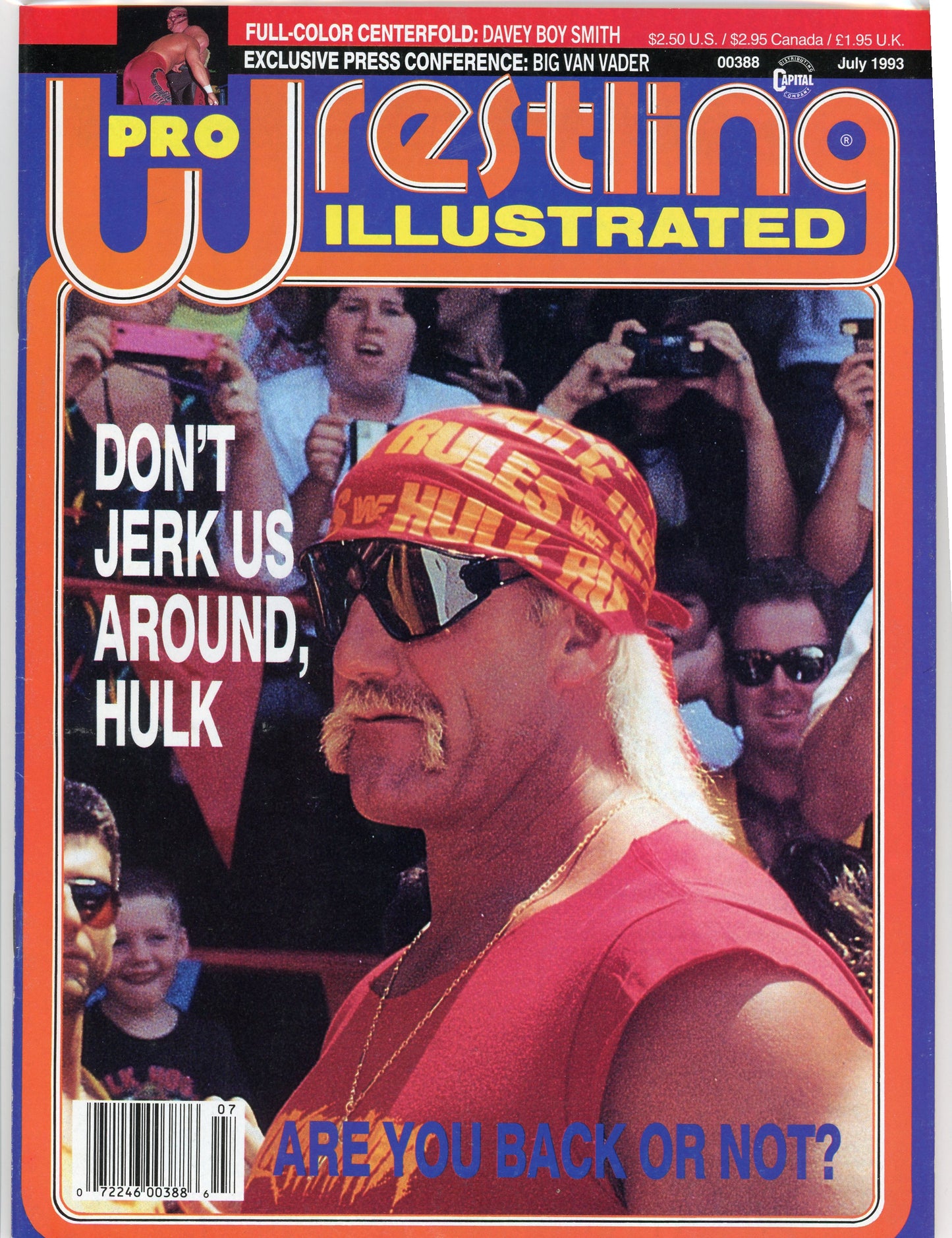 PWI Pro Wrestling Illustrated Magazine (July, 1993) Hulk Hogan