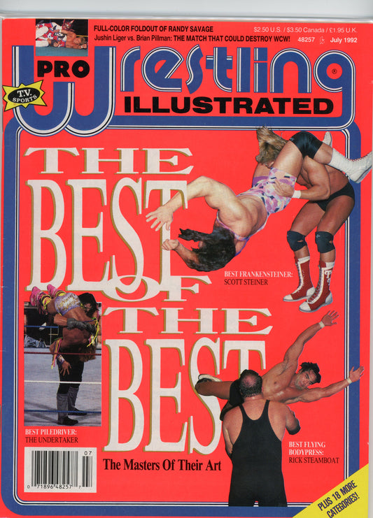 PWI Pro Wrestling Illustrated Magazine (July, 1992) Best Of The Best