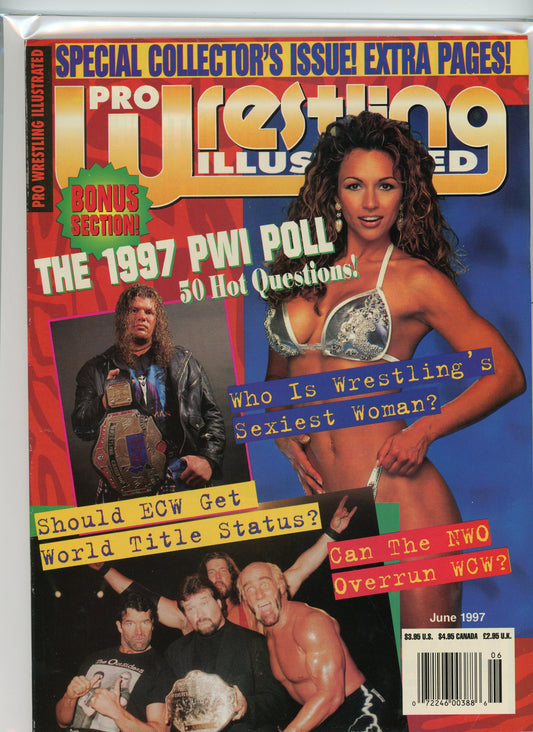 PWI Pro Wrestling Illustrated Magazine (June, 1997) Hulk Hogan NWO