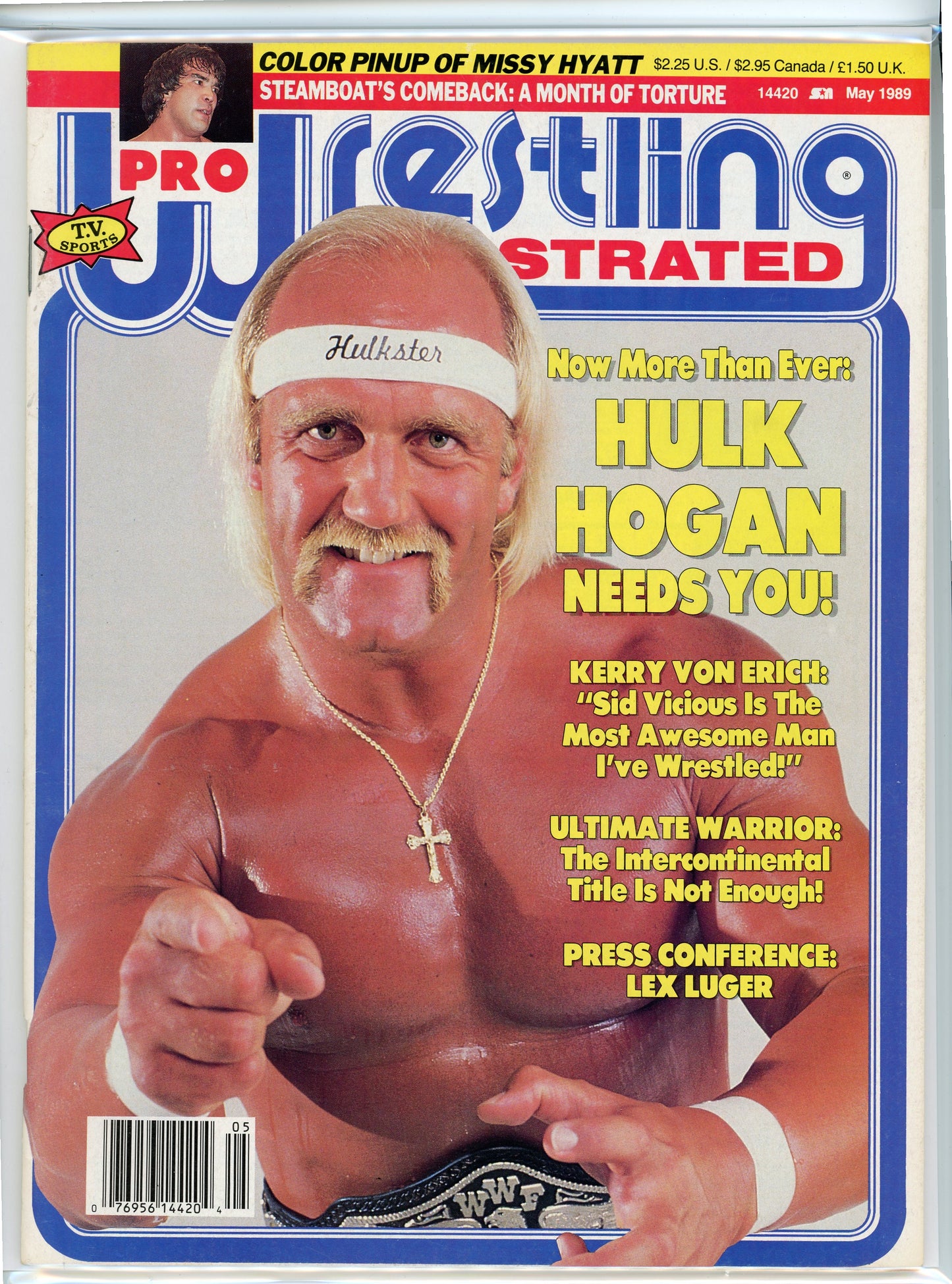 PWI Pro Wrestling Illustrated Magazine (May, 1989) Hulk Hogan WWF Title