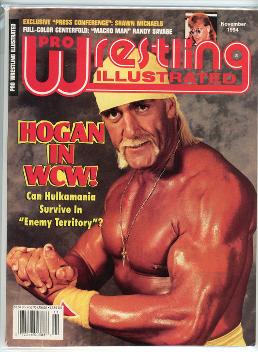 PWI Pro Wrestling Illustrated Magazine (November, 1994) Hulk Hogan WCW Debut