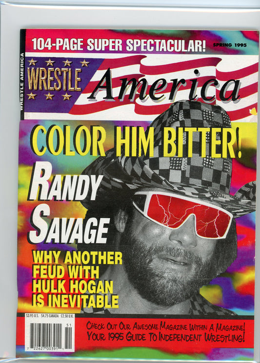 Wrestling American Magazine (Spring, 1995) Macho Man Randy Savage