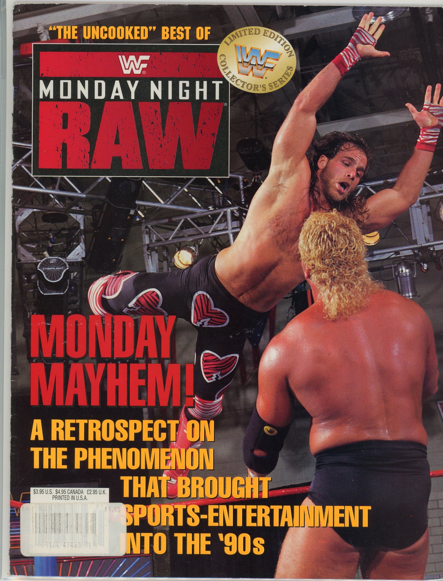Best Of Monday Night Raw WWF Wrestling Magazine (January, 1996) Shawn Michaels, Sid Justice
