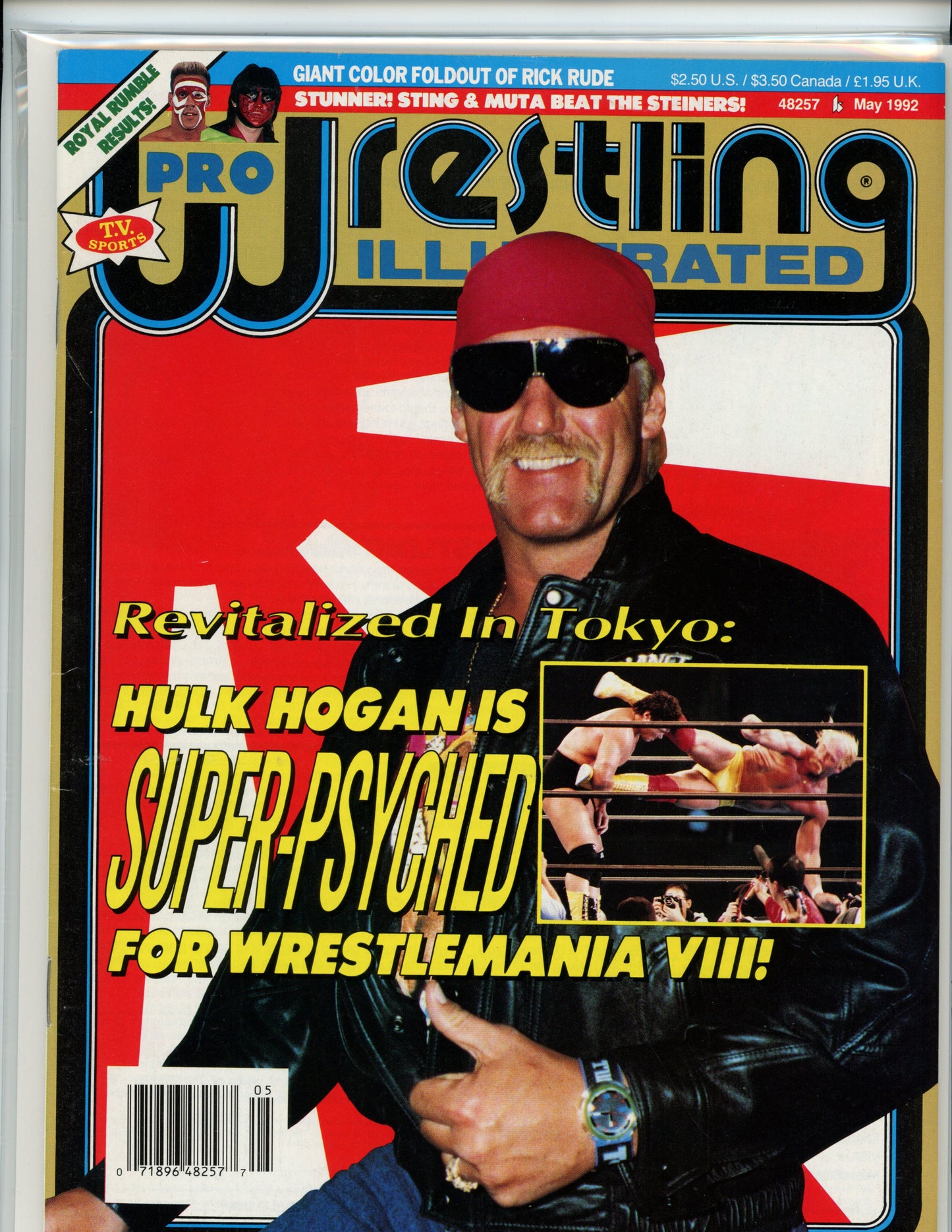 PWI Pro Wrestling Illustrated Wrestling Magazine (May, 1992) Hulk Hogan, Wrestlemania 8