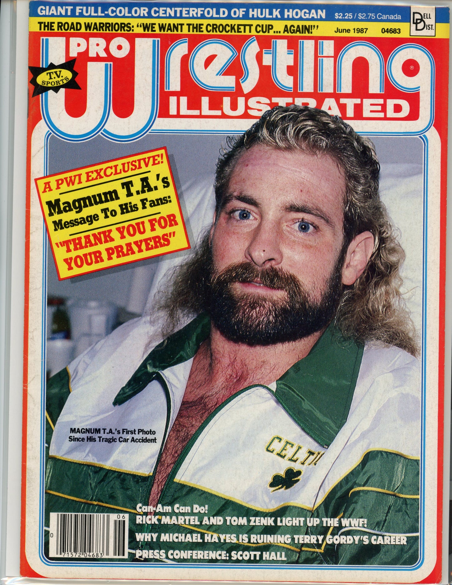 Pro Wrestling Illustrated Annual Magazine (October, 1987) Magnum TA