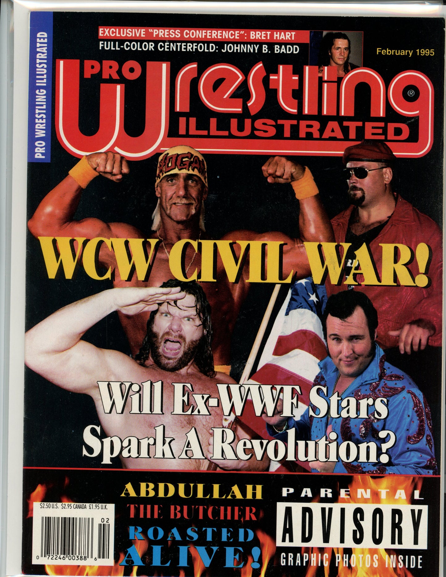 Pro Wrestling Illustrated Annual Magazine (February, 1995) WCW Civil War, Hulk Hogan